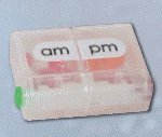 Premium Locking AM/PM Pill Reminder