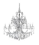 Kichler 1014CH Chrome Marcalina 12 Light 2 Tier Crystal Chandelier from the Marcalina Collection