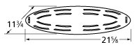 Great Outdoors and Uniflame Grill Stainless Steel Heat Plate, 97301