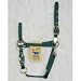 Hamilton 1-Inch Nylon Halter with Adjustable Chin, Green - Average Size (800-1100 lbs.)