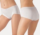Ilusions Womens Cotton Light Support Full Coverage Everyday Brief Panty