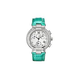 Concord 0310111 La Scala Silver Dial Leather Alligator Ladies Chronograph Watch