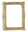 Dollhouse Miniature Gold Ornate Frame