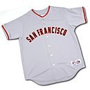 Matt Cain #18 Giants YOUTH AWAY Replica Jersey