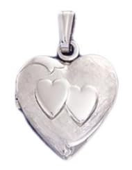 Sterling Silver 2 Photo Heart Locket
