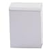 Impact 1112 Metal Sanitary Napkin Receptacle, 11" Length x 8" Width x 4-1/4" Height, White (Case of 12)