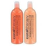 Rusk Coral Therapy Detangling Marine Shampoo & Conditioner 33 Oz Set