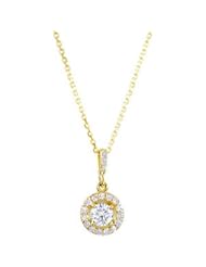 14K Yellow Diamond Necklace 1/2 Ct Tw 18.00 In Chain Diamond Necklace
