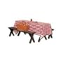 Atlantis Plastics 2TCR300 Red Plastic Table Cover, 40" x 300" (2TCR300) Category: Tablecovers