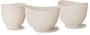 iSi Basics Flexible Silicone Mixing Bowls, Set of 3, 1 QT, 1.5 QT, 2 QT, White