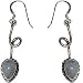 Ear Rings in Sterling Silver & Carnelian Rainbow Gemstone 2  (brclts005erng)