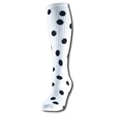 Red Lion Dots Knee High Socks