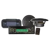 PYLE PLCD14MRKT Marine CD/MP3 Player Receiver with Speakers and Splash Proof Radio Cover