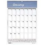 One Month Per Page Wirebound Monthly Wall Calendar