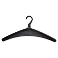 Black Plastic Hangers, 12/Pack