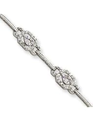 Sterling Silver CZ Bracelet