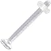 Jewelry : 14 Gauge straight barbell CLEAR RETAINER 5/8"