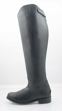 DD Men Dressage Boot Tall Horseback Riding with back zipper,Brown, Color:Brown Calf:XXWide, 8.5