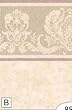 Dollhouse Wallpaper" Damask Beige Marble B "