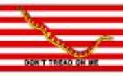 1st Navy Jack ( Don't tread on me flag ) 3ft x 5ft Nylon