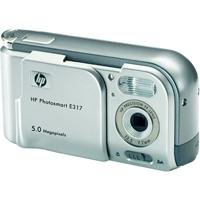 HP PhotoSmart E317   Digital camera   5.0 Mpix   supported memory MMC  SD