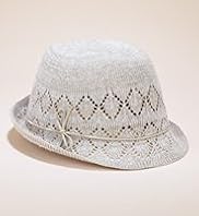 Indigo Collection Mesh Trilby Hat