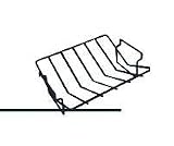 Big Green Egg Lg V-Rack pc L/M roast / rib rack - VRP/VRP