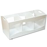 See Thru Bins Toy Box - White