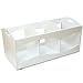 See Thru Bins Toy Box - White