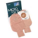 1 Piece Drain Ostomy Pouch With Microderm Washer 7/8 Stoma Opaque - Case of 10
