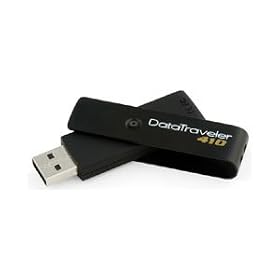 Kingston DataTraveler 410 - 8 GB USB 2.0 Flash Drive DT410/8GB (Black)