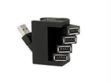 Sabrent USB-4PSH USB 2.0 Micro 4-Ports Self-Powered Mini Hub