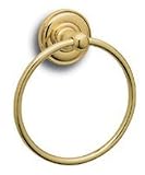 Baldwin Polished Brass Avalon Towel Rings