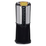 Hormel Products - Thermal Beverage Dispenser, 2.5 L Capacity, STST/BK - Sold as 1 EA - Thermal Gravity Beverage Dispenser is the airpot alternative. Dispenser has a stainless steel vacuum lining so no glass to break. Top part detaches from base so that it can fit under most coffee brewers. Brew-through lid allows coffee to be directly brewed into the dispenser. Use several for satellite locations or flavor variety. Dispenser offers a sight tube, pull down spigot and carry handle for easy transpo