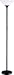 Aries Torchiere Finish: Black