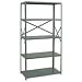 Quantum Storage Systems AD54-3672C Add-On Kit for 54" High 4-Tier Wire Shelving Unit, Chrome Finish, 36" Width x 72" Length x 54" Height