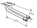 Music City Metals 71302 Zinc Plated Steel Twin Venturi Replacement for Select MHP and PGS Gas Grill Models