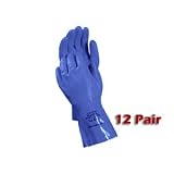 Tools & Hardware : ATLAS 660 Vinylove Vinyl Work Gloves LARGE L 12 Pair