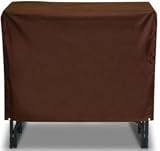 Two Dogs Designs 48-Inch Log Rack Cover, Chocolate Brown