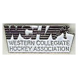 WCHA Hockey Logo Pin by Western Pins