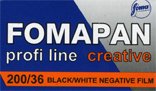 Fomapan Black and White Film 200 asa / 36 exposures