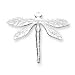 21t3oP5QmdL. SL75  Sterling Silver Satin Finish Diamond Cut Dragon Fly