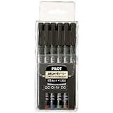 パイロット 油性 OHP用マ-カ- 中字 6色セット M-SC-OHM-S6