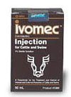 Ivomec (1% Ivermectin) for Cattle & Swine, 50 ml