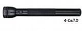 MAGLITE S4D016 Heavy-Duty 4-D Cell Flashlight, Black