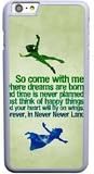 ZAE Made Phone Case with Free Screen Protector [Tempered Glass] Peter Pan and Tinkerbell Cover Back Case for iPhone 6 6S plus 5.5 inch White BBF-2263699