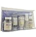 STRESS LESS by Aroma SET-OCEAN MINERAL BATH SALTS 2 OZ & MOISTURIZING BODY WASH 1 OZ & FOAMING SALT GLOW BODY POLISH 1 OZ & FACIAL HYDRATING MIST 1 OZ & MASSAGE OIL 1 OZ & CLEAR TRAVE TOTE Launched by the design house of Aroma in 2003, STRESS LESS by Aroma possesses a blend of a blend of lavender, chamomile and sage to ease worries and tension from a stressful day. It is recommended for evening wear.