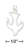 Sterling Silver Dove Outline Charm