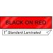 Brother Black on Red 1 in Tape Model TZ451