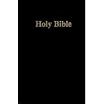 Holy Bible: King James Version, Black book cover